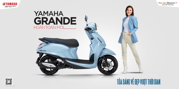 Yamaha khuấy động thị trường với mẫu xe tay ga Grande Hybrid hoàn toàn mới