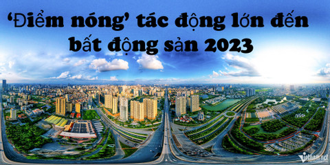 Loạt điểm nóng tác động lớn đến thị trường bất động sản năm 2023