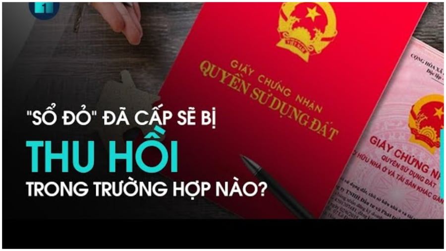 Từ 1/8/2024: 6 trường hợp này bị thu hồi Sổ Đỏ, người dân nên biết sớm kẻo mất tiền oan